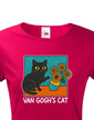 Dámske tričko Van Gogh´s Cat