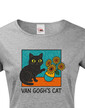 Dámske tričko Van Gogh´s Cat