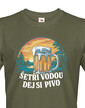 Pánské tričko Šetři vodu, dej si pivo