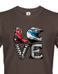 Pánske tričko Love motocross