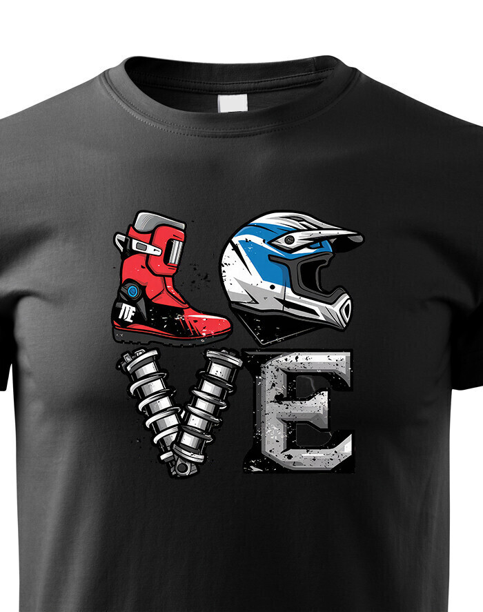 Detské tričko Love motocross