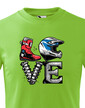 Detské tričko Love motocross