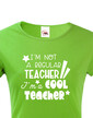 Dámské tričko pre učitelku Cool teacher