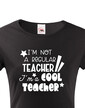 Dámské tričko pre učitelku Cool teacher