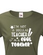 Dámské tričko pre učitelku Cool teacher