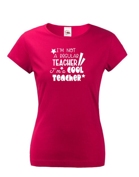 Dámské tričko pre učitelku Cool teacher