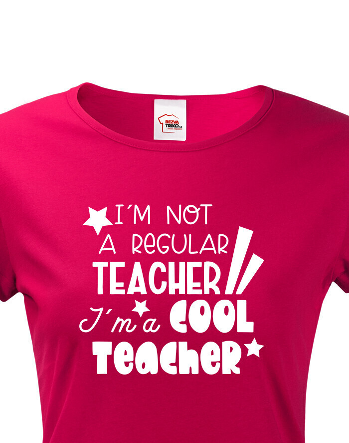 Dámské tričko pre učitelku Cool teacher