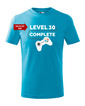 Detské tričko k narozeninám - Level complete