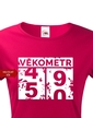Dámské tričko Vekometer k 50. narodeninám