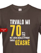 Dámske tričko k 70 narodeninám trvalo mi 70 rokov kým...
