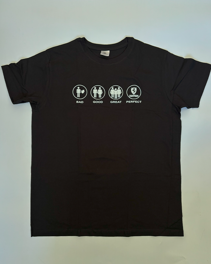 Pánské tričko Bad-Good-Great-Perfect