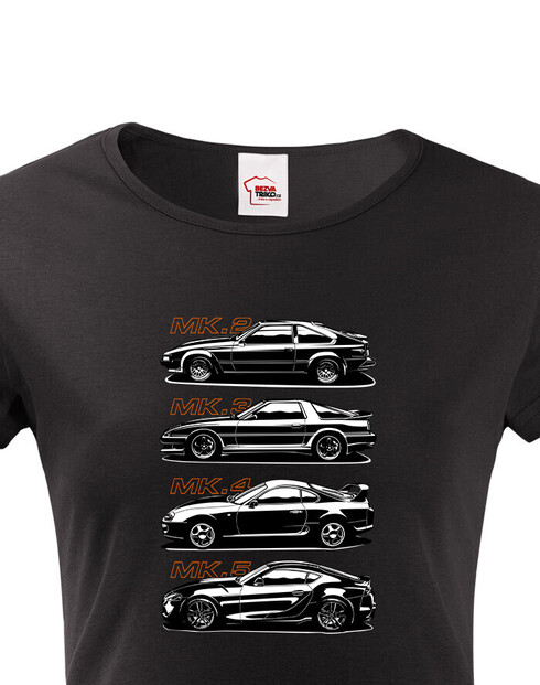 Dámske tričko Toyota Supra History