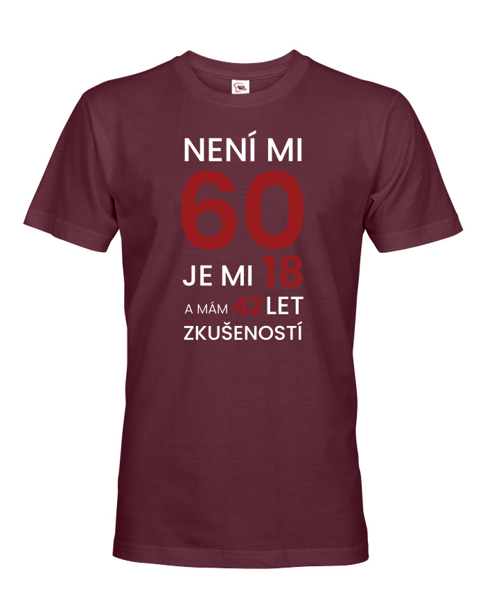 Pánské tričko k 60. narodeninám