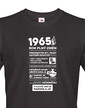 Dámske tričko 1965 rok plný zmien