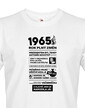 Dámske tričko 1965 rok plný zmien