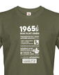 Dámske tričko 1965 rok plný zmien