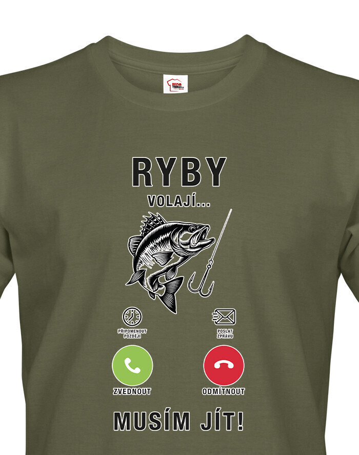 Pánske tričko Ryby volajú
