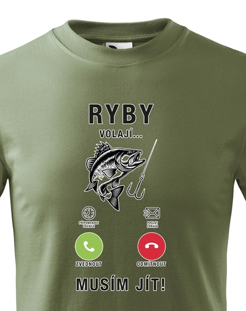 Detské tričko Ryby volajú