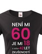 Dámske tričko k 60. narodeninám