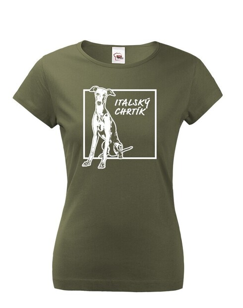 Dámské tričko Italský chrtík 2