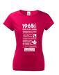 Dámske tričko 1965 rok plný zmien