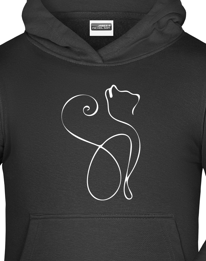 Dámská mikina štýlová mačka