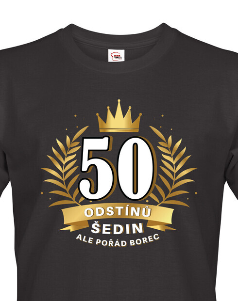 Pánské tričko k 50. narodeninám