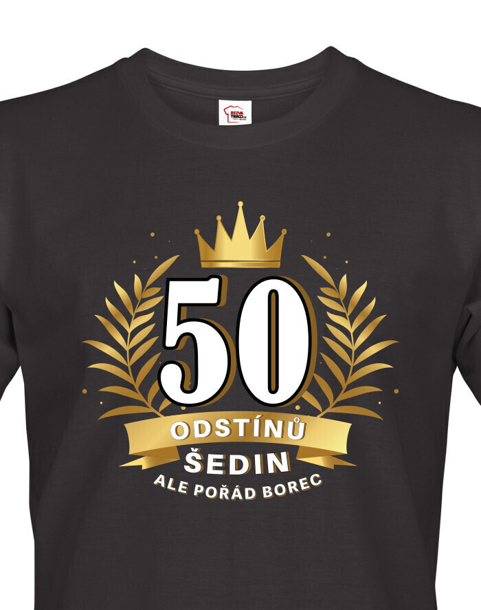 Pánské tričko k 50. narodeninám