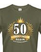 Pánské tričko k 50. narodeninám