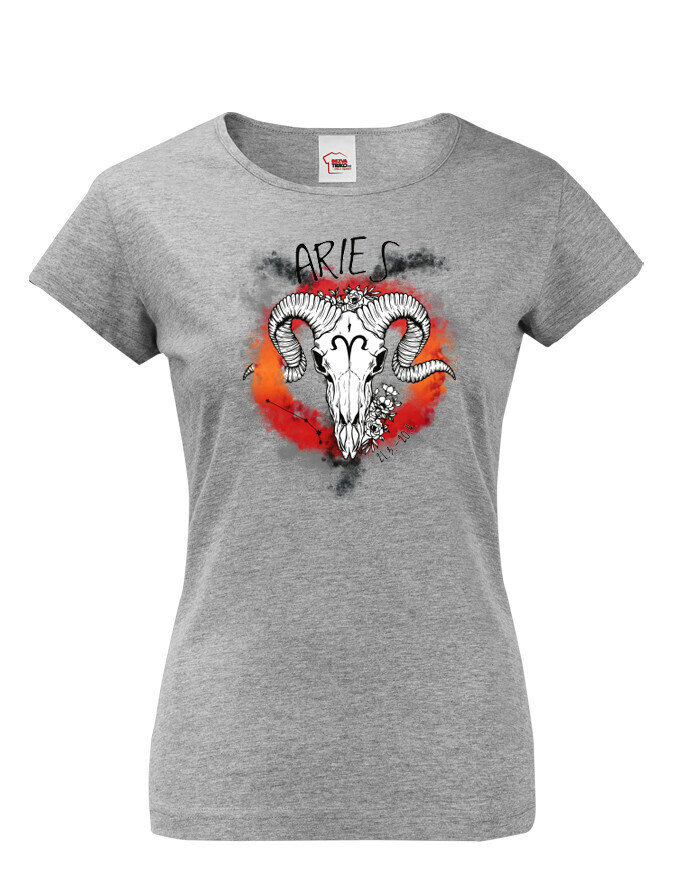 Dámské tričko so znamením zverokruhu Baran