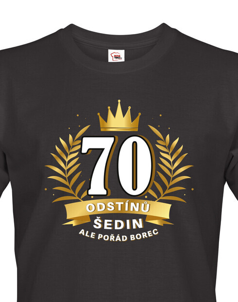 Pánské tričko k 70. narodeninám