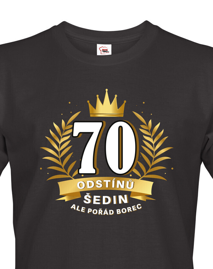 Pánské tričko k 70. narodeninám