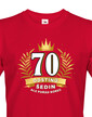 Pánské tričko k 70. narodeninám