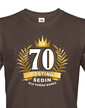 Pánské tričko k 70. narodeninám