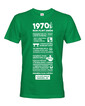 Pánské tričko narozeninové noviny 1970