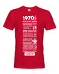 Pánské tričko narozeninové noviny 1970