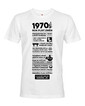 Pánské tričko narozeninové noviny 1970