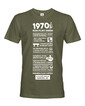 Pánské tričko narozeninové noviny 1970