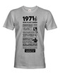 Pánske tričko narodeninové noviny 1971