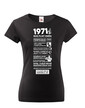 Dámske tričko narodeninové noviny 1971