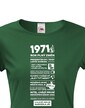 Dámske tričko narodeninové noviny 1971