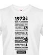 Pánske tričko narodeninové noviny 1972
