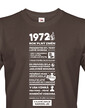 Pánske tričko narodeninové noviny 1972