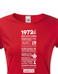 Dámske tričko narodeninové noviny 1972