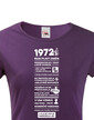 Dámske tričko narodeninové noviny 1972