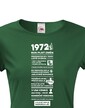 Dámske tričko narodeninové noviny 1972
