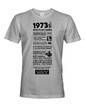 Pánske tričko narodeninové noviny 1973