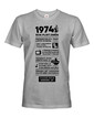 Pánske tričko narodeninové noviny 1974