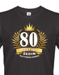 Pánské tričko k 80. narodeninám