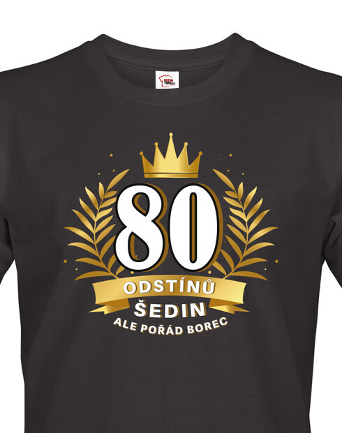 Pánské tričko k 80. narodeninám